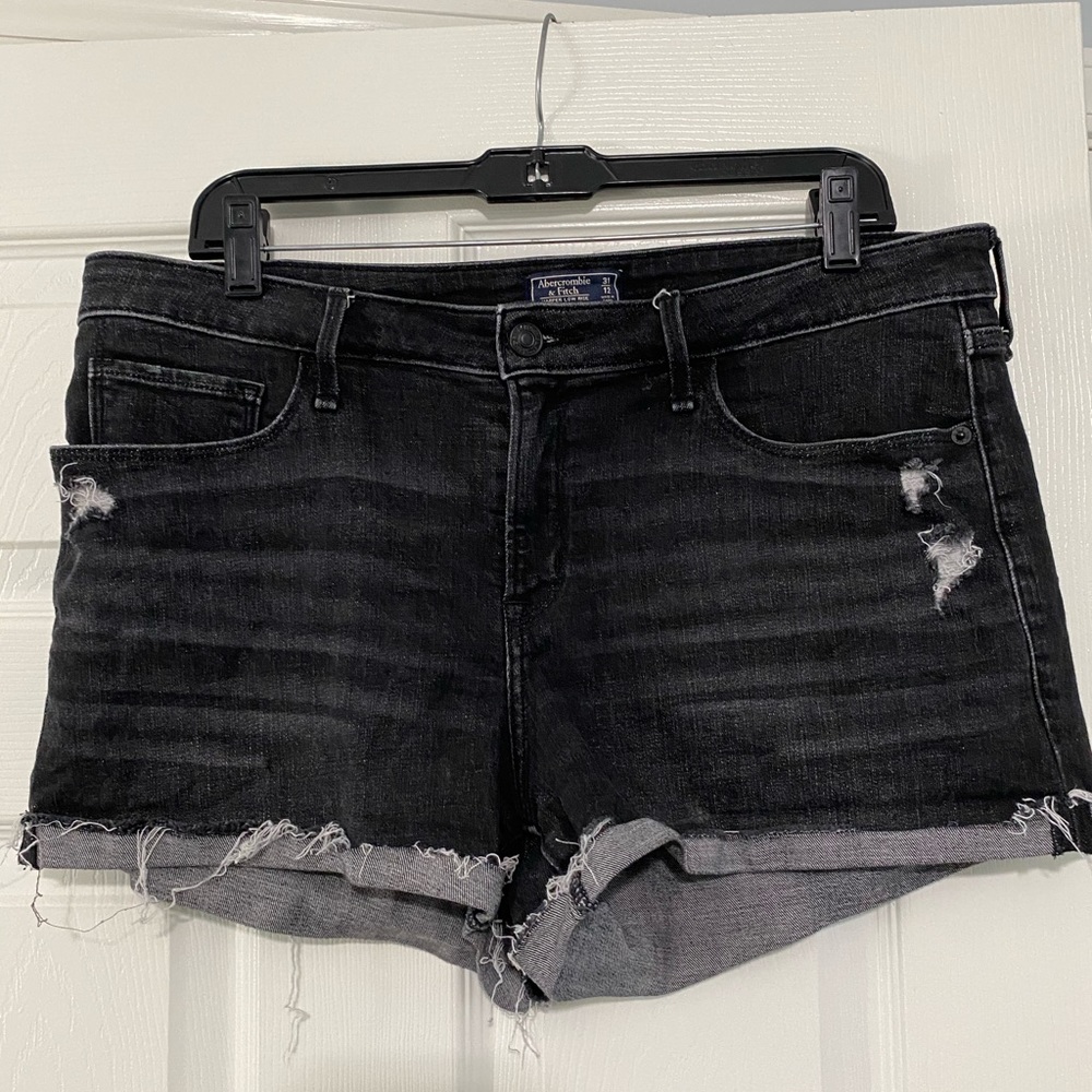 Abercrombie & Fitch Harper low rise jean shorts